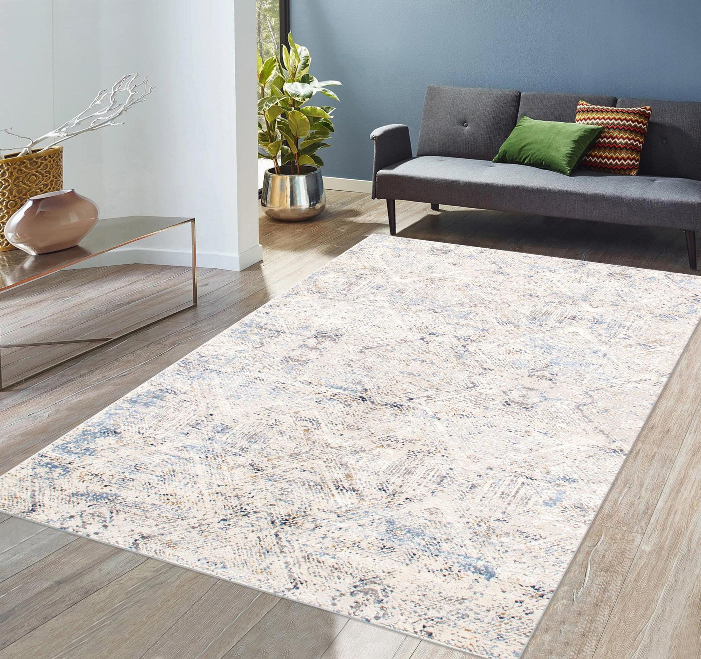 Canvello Light Grey Fabric Area Rug - 12' X 15' - Canvello