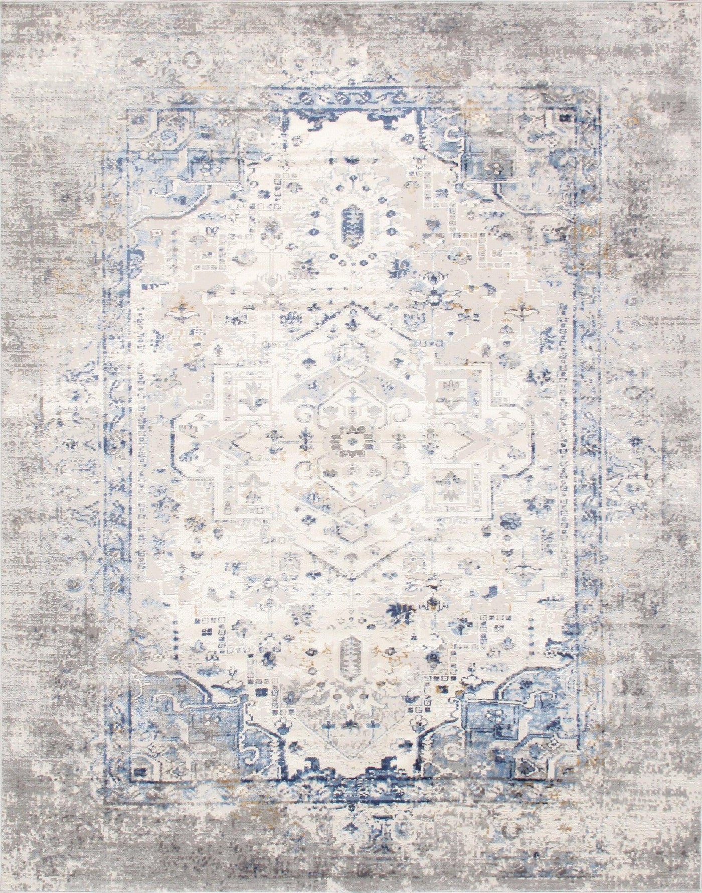 Canvello Light Grey Fabric Area Rug - 2' X 3' - Canvello