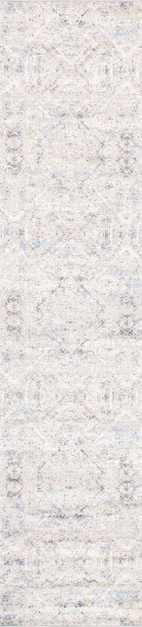 Canvello Light Grey Fabric Area Rug - 2'6" X 6' - Canvello