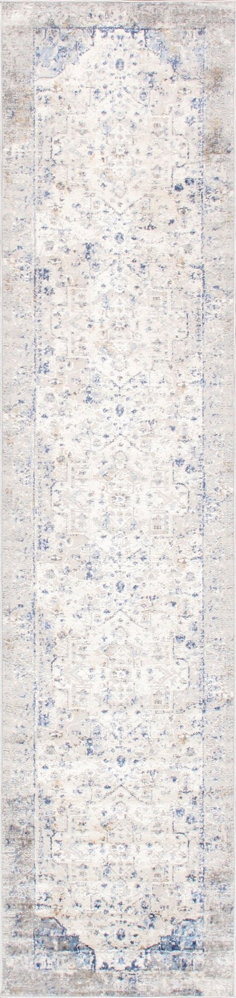 Canvello Light Grey Fabric Area Rug - 2'6" X 6' - Canvello