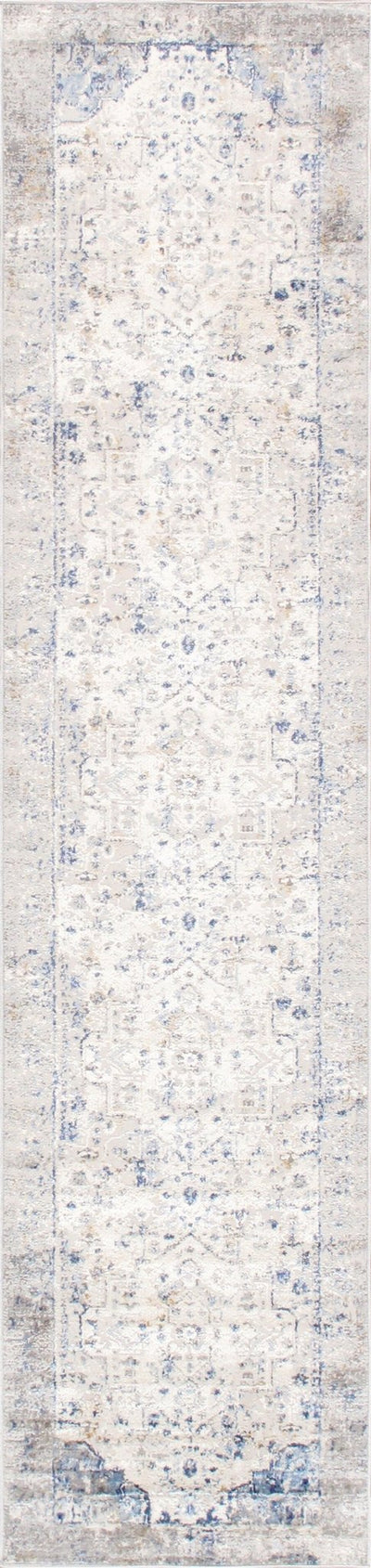 Canvello Light Grey Fabric Area Rug - 2'6" X 6' - Canvello