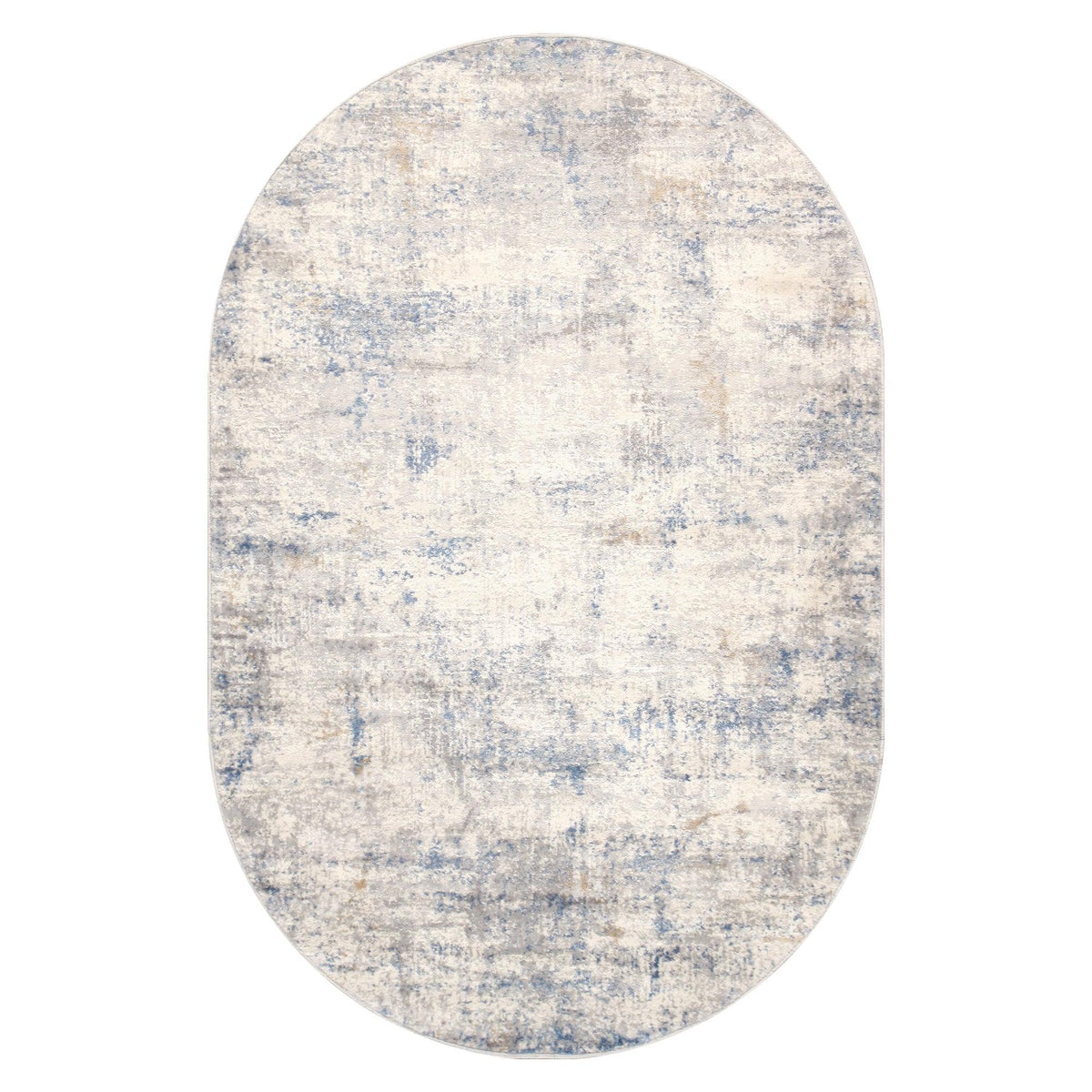 Canvello Light Grey Fabric Area Rug- 4' X 6'
