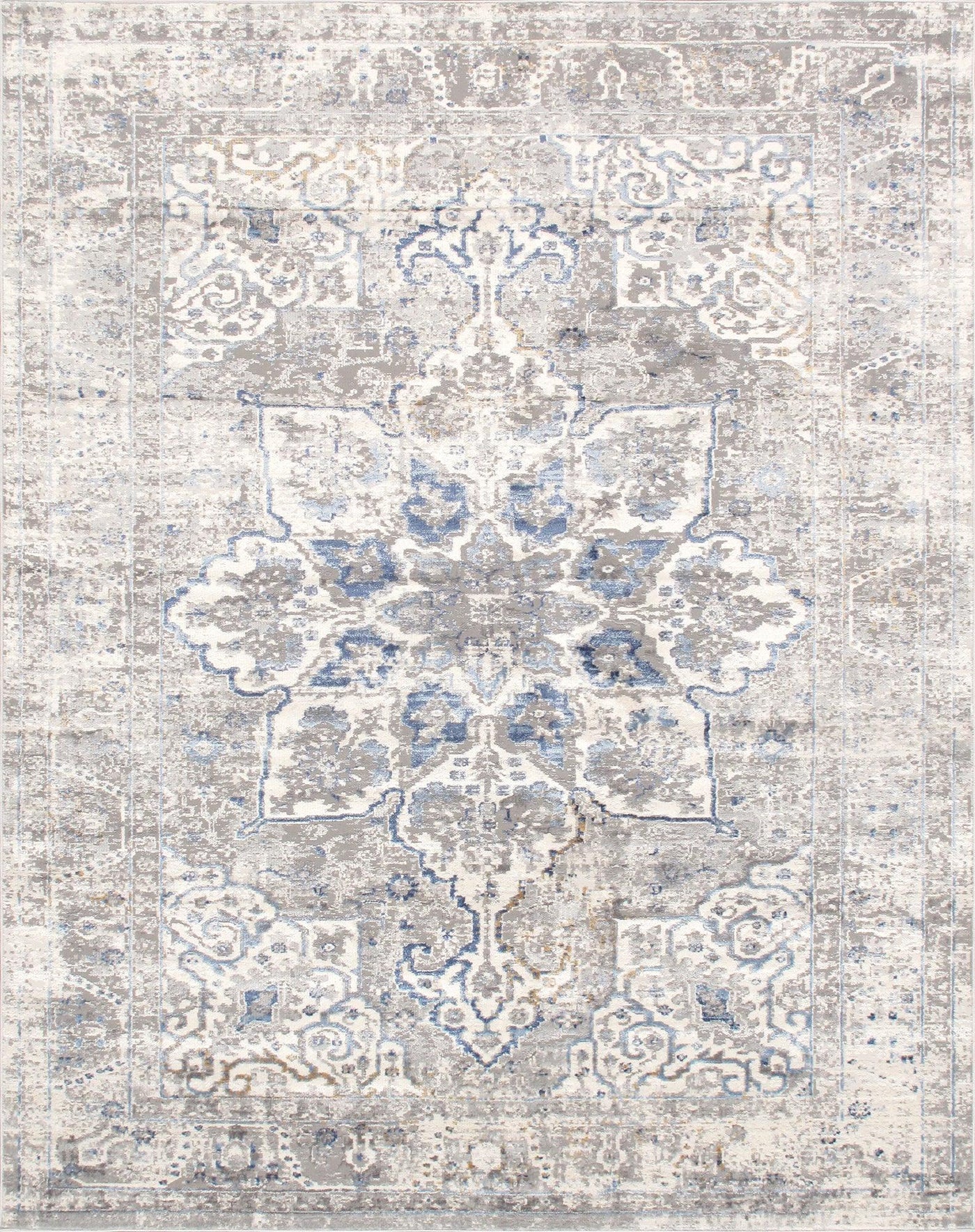 Canvello Light Grey Fabric Area Rug - 5' X 8' - Canvello