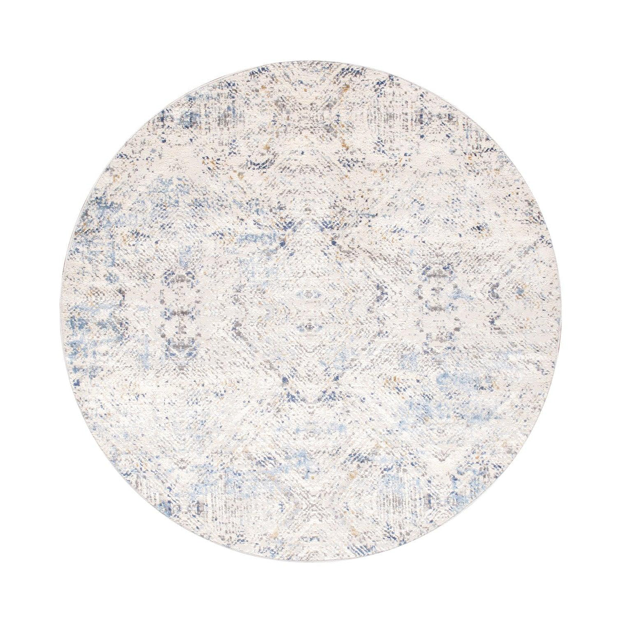 Redondo fino anudado a mano Agra 8'2'' X 8'2''