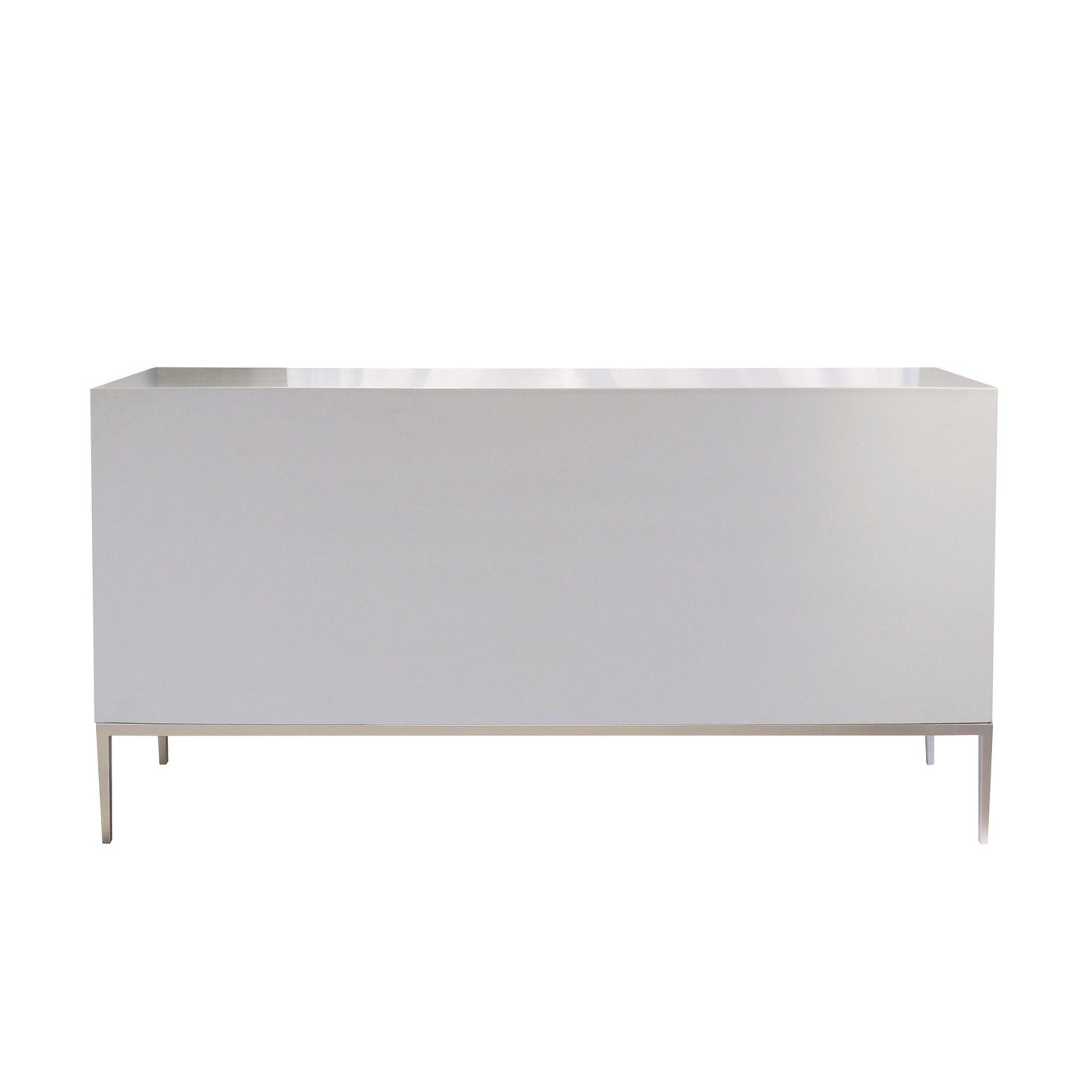 Canvello Luna Sideboard, 4 Doors with 2 Chrome Polished Metal Handle - Canvello