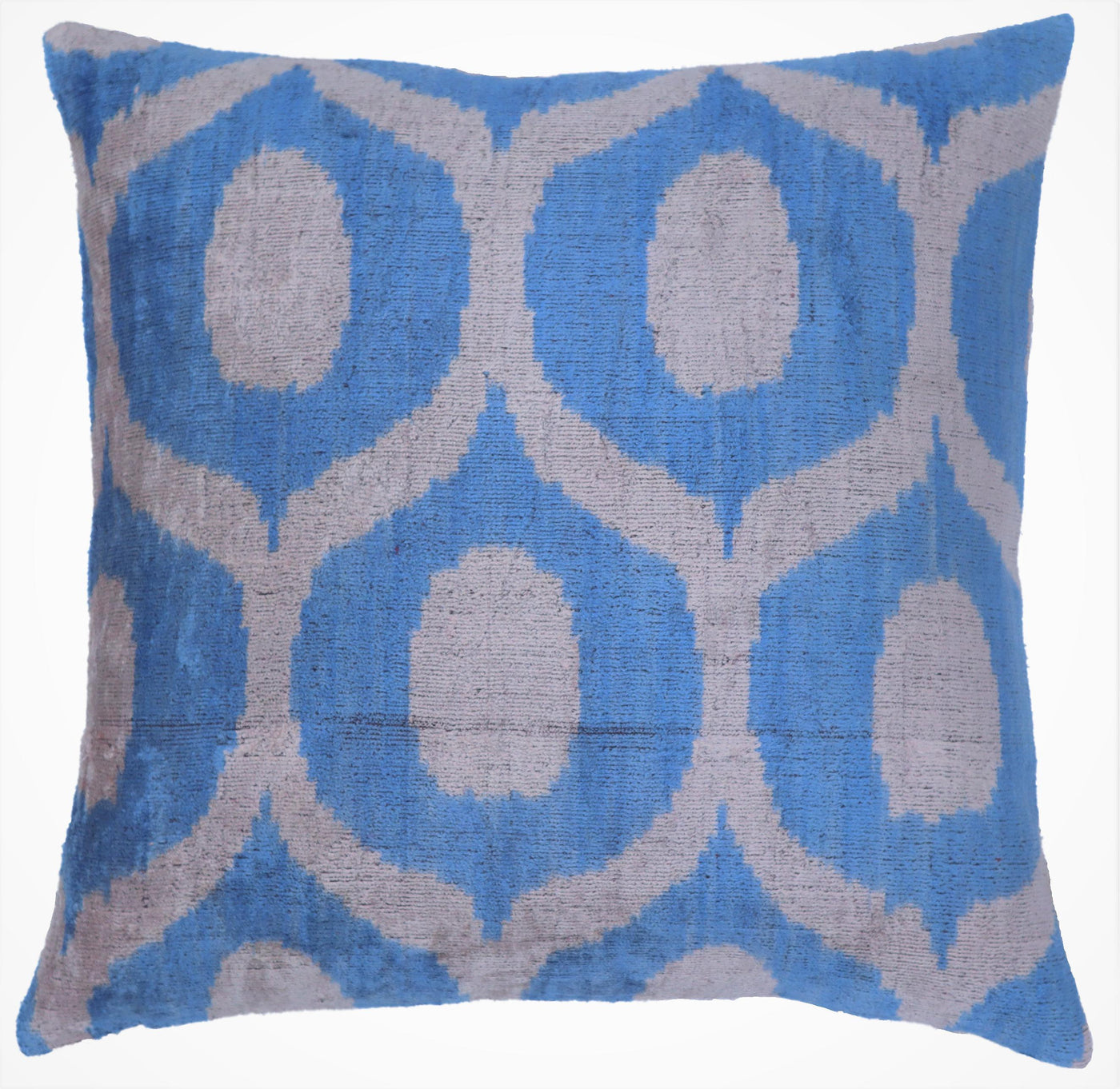 Canvello Luxurious Blue Velvet Throw Pillows - 20x20