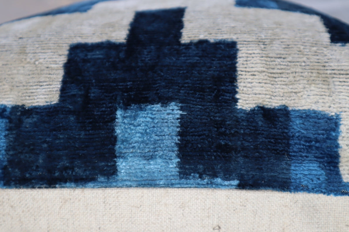 Canvello Luxury Blue Pillow Cushion For Sofa | 16 x 16 in (40 x 40 cm) - Canvello