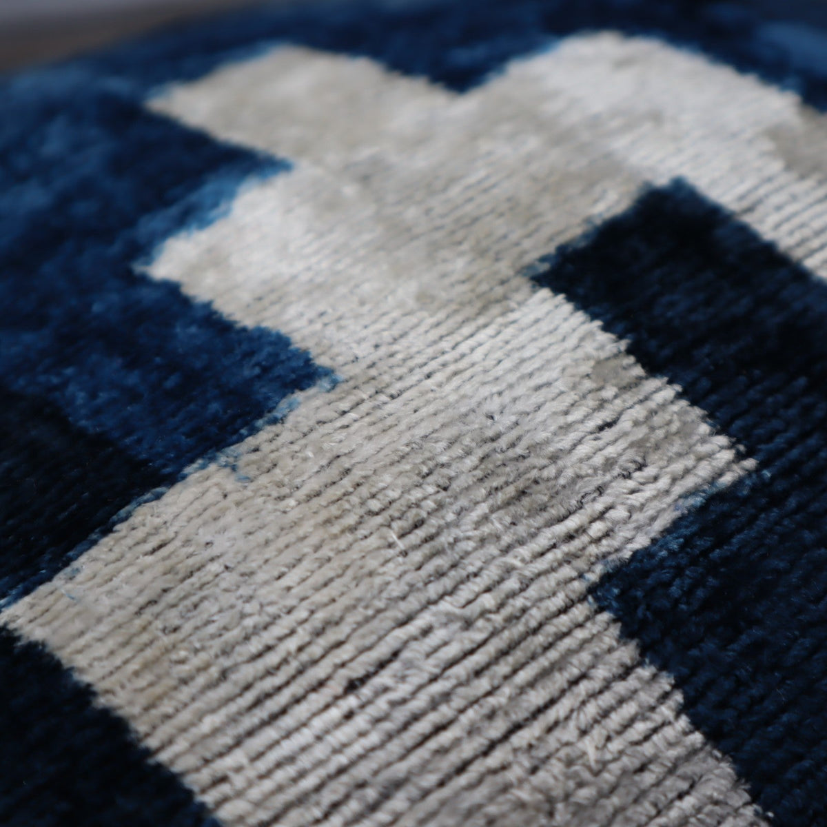 Canvello Luxury Blue Pillow Cushion For Sofa | 16 x 16 in (40 x 40 cm) - Canvello