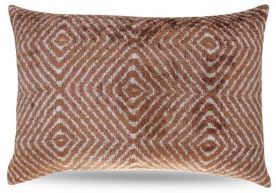 Canvello Luxury Brown Pillow for Couch with Down insert | 16 x 24 in (40 x 60 cm) - Canvello