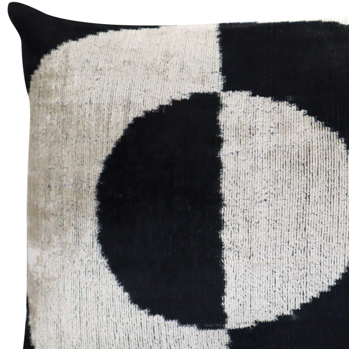 Canvello Luxury Decorative Black White Throw Pillow | 16 x 24 in (40 x 60 cm) - Canvello