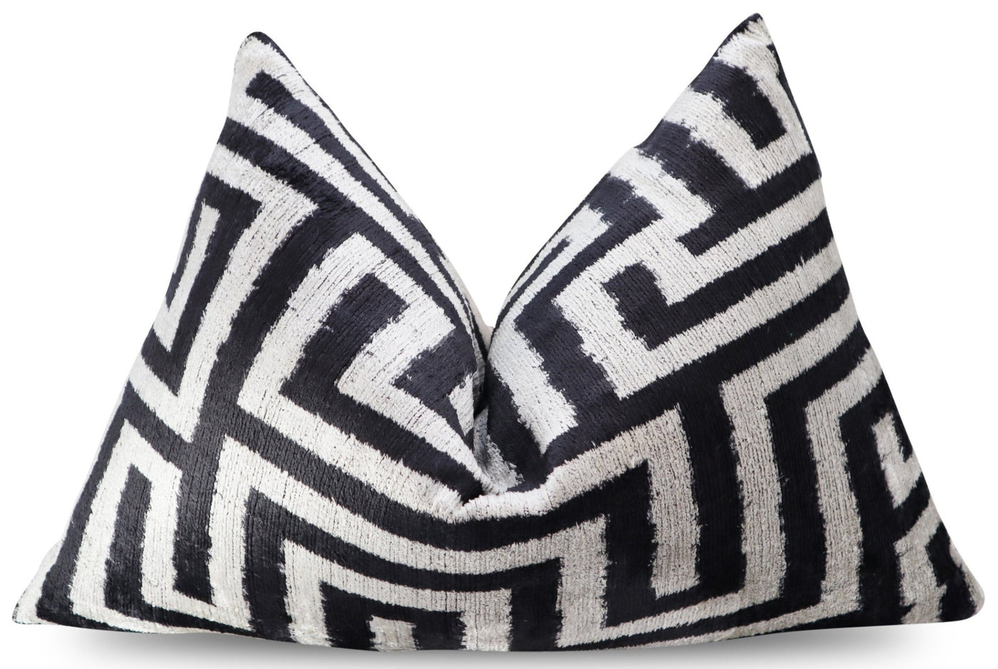 Canvello Luxury Decorative Black White Throw Pillow | 16 x 24 in (40 x 60 cm) - Canvello