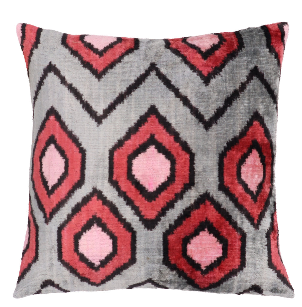 Canvello Luxury Decorative Gray Square Pillows