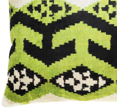 Canvello Luxury Decorative Green Black Throw Pillow | 16 x 24 in (40 x 60 cm) - Canvello