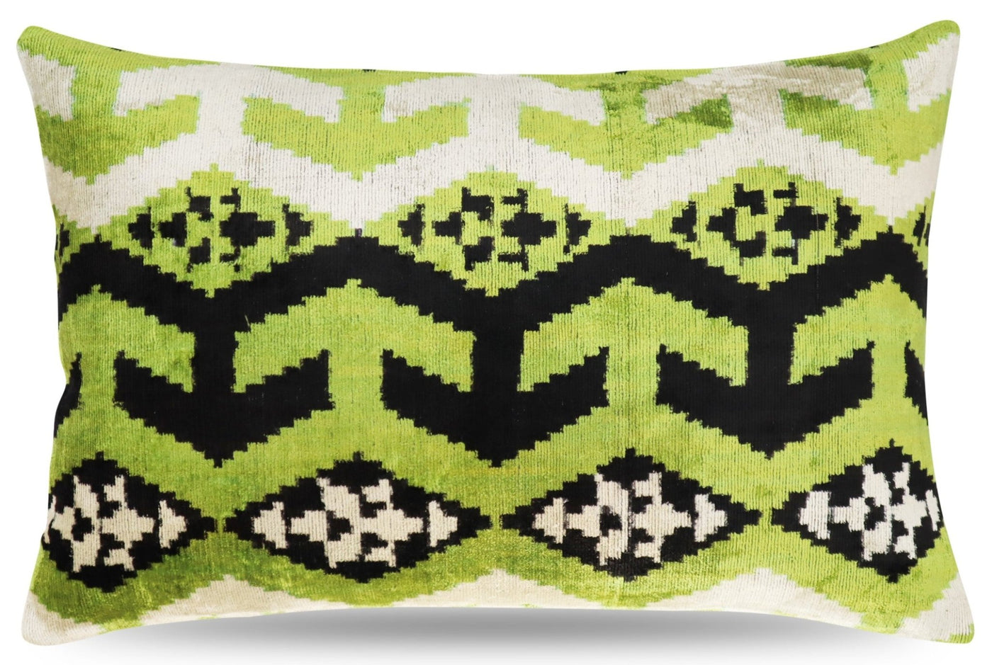 Canvello Luxury Decorative Green Black Throw Pillow | 16 x 24 in (40 x 60 cm) - Canvello