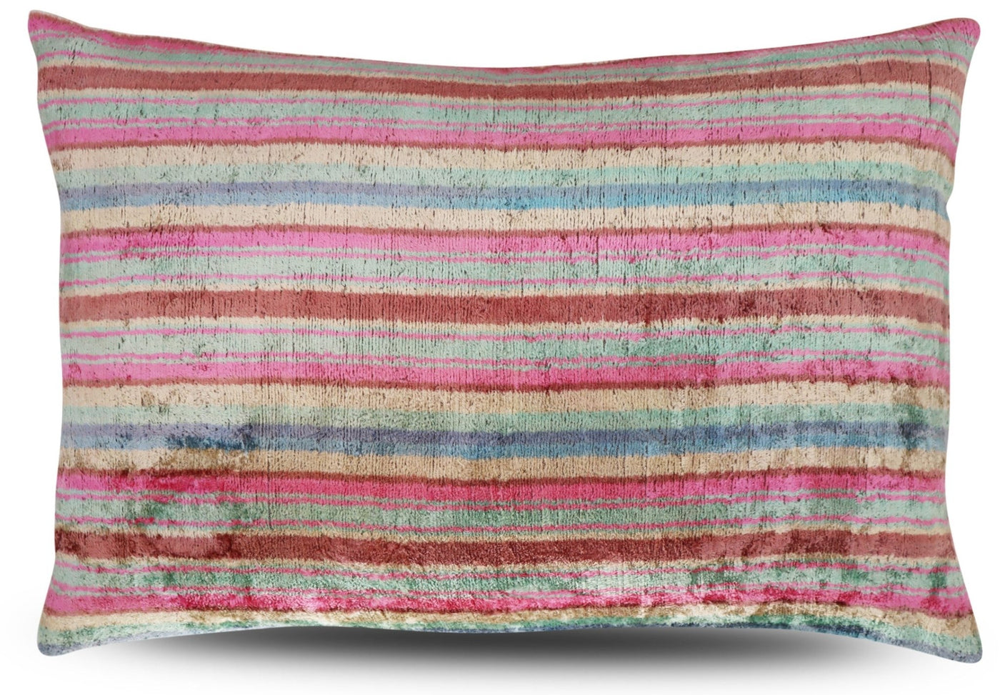 Canvello Luxury Earthtone Stripe Pillow for Couch | 16 x 24 in (40 x 60 cm) - Canvello