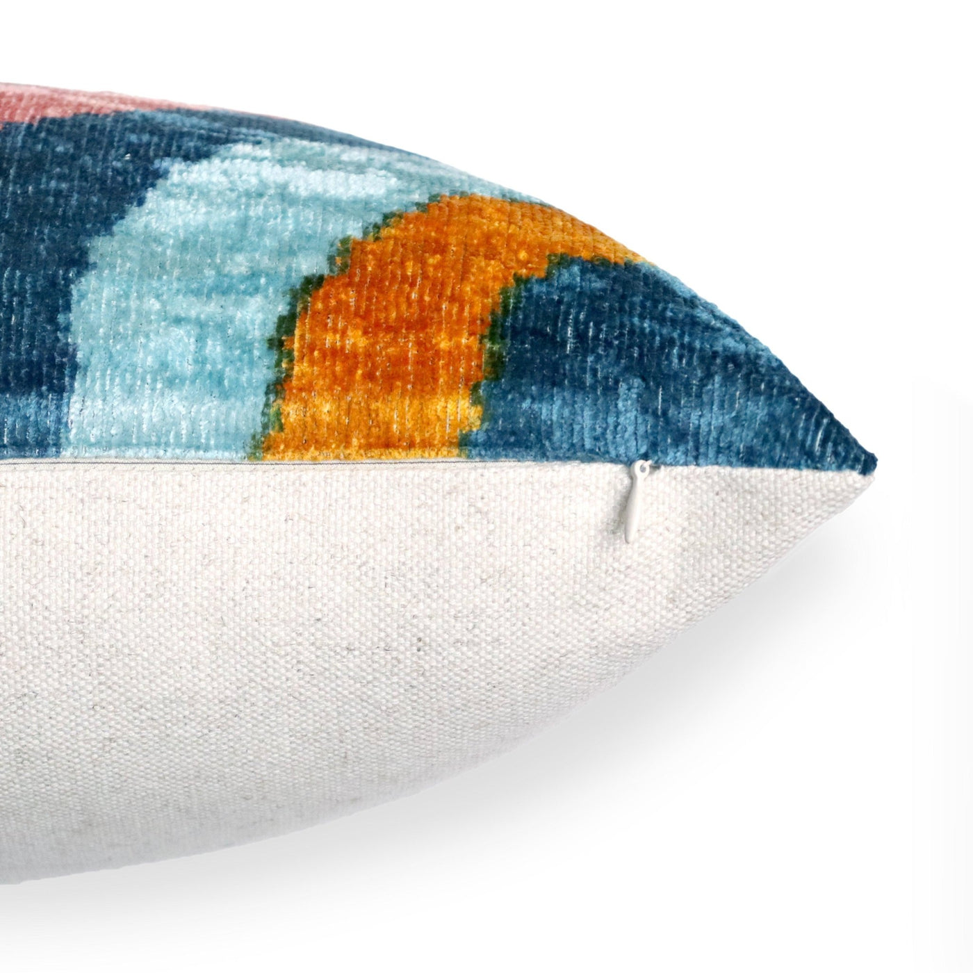 Canvello Luxury Multi Color Throw Pillows Donw Filled - 16x24 in - Canvello