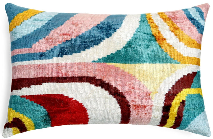 Canvello shops Hand Woven Multi Color Throw Pillows