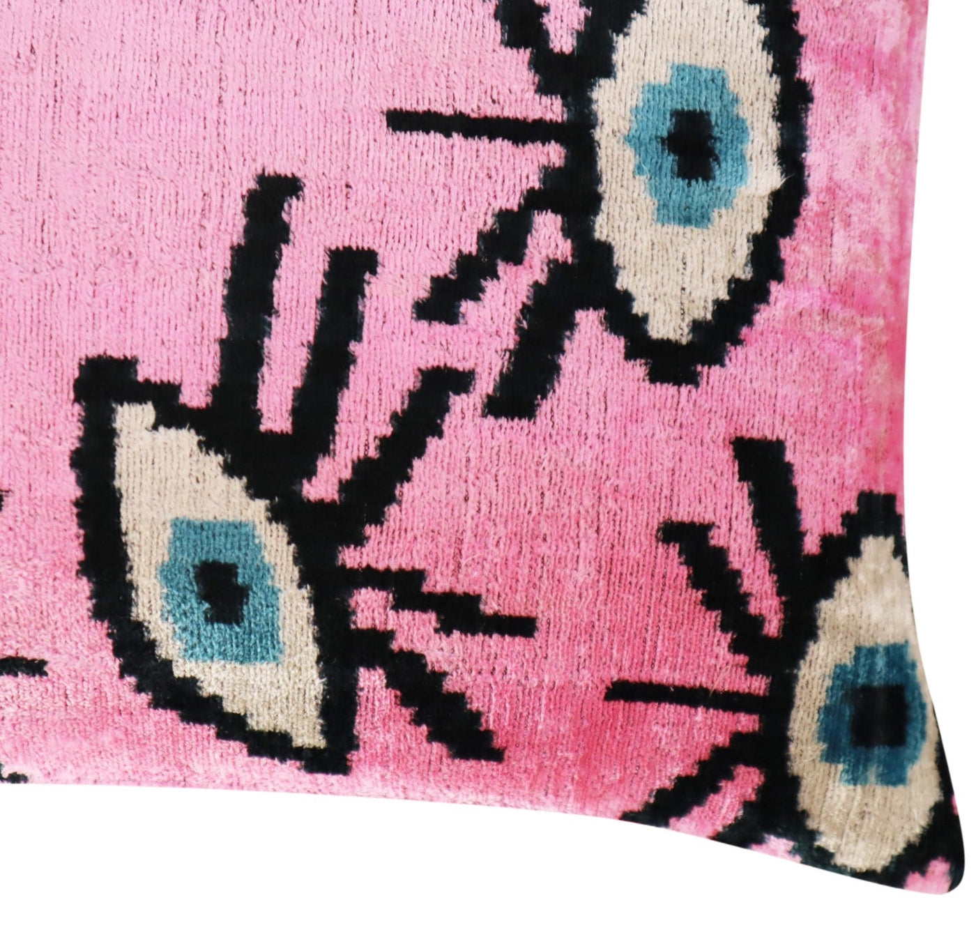 Canvello Luxury Pink Evil Eye Pillow for Couch| 16 x 24 in (40 x 60 cm) - Canvello