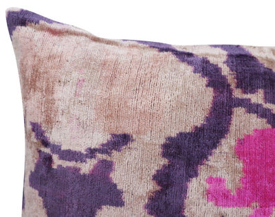 Canvello Luxury Pink Purple Beige Pillow for Couch | 16 x 24 in (40 x 60 cm) - Canvello