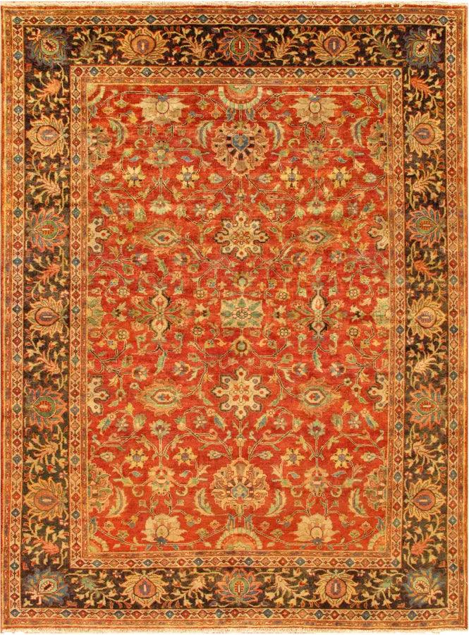 Canvello Mahal Collection Hand-Knotted Lamb's Wool Area Rug- 13'9" X 16'9"
