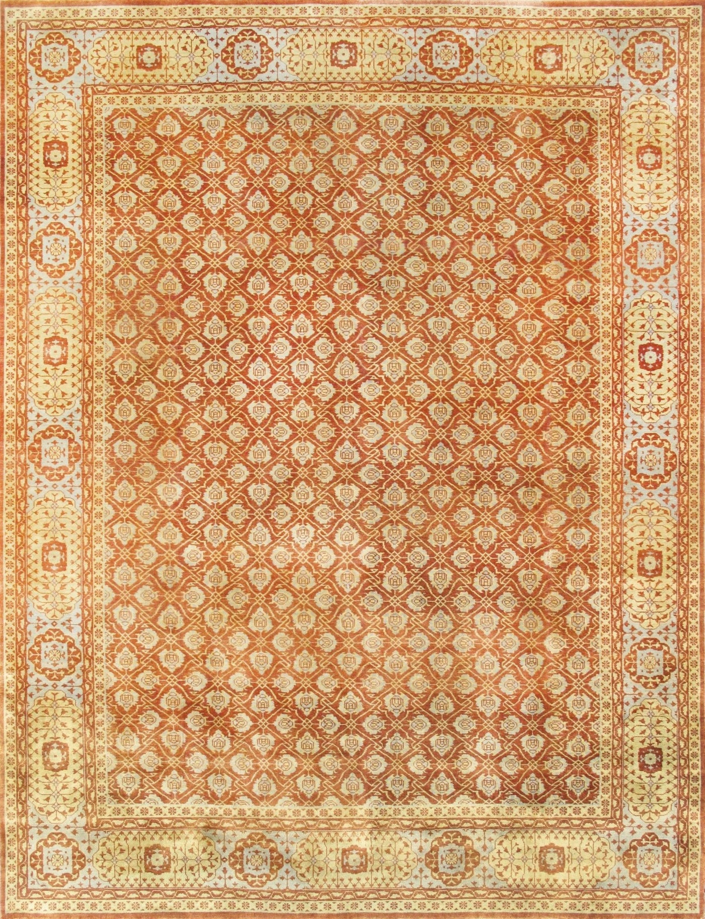 Canvello Mamluk Hand - Knotted Lamb's Wool Area Rug - 8'10" X 11'7" - Canvello