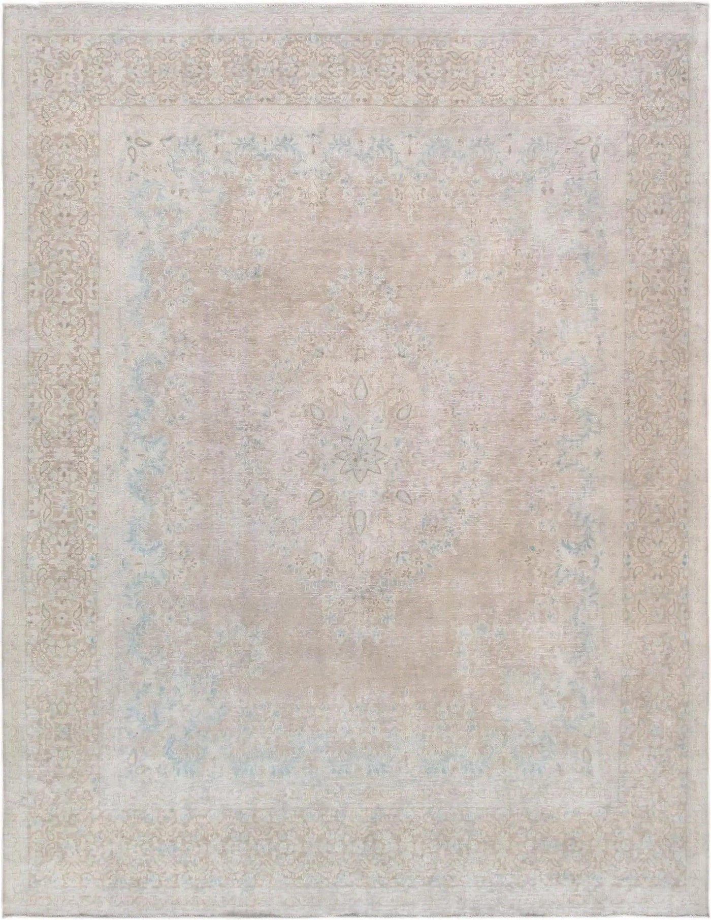 Canvello Mocha Lamb's Wool Overdyed Rug - 9'7" X 12'7" - Canvello