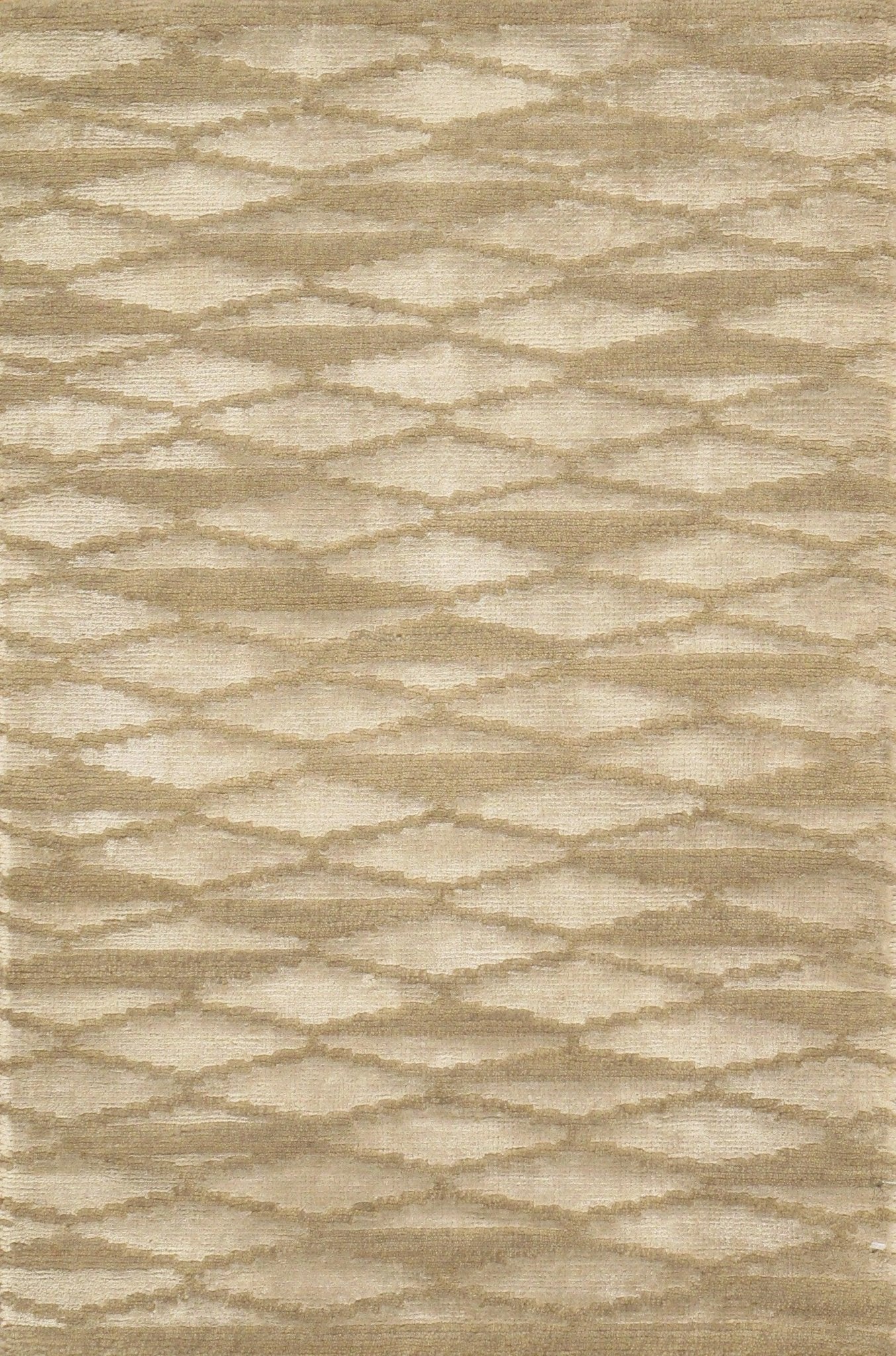 Canvello Modern Beige Wool Rug - 8'1" X 9'11" - Canvello