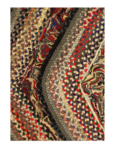 Canvello Modern Braided Rug 3'4'' X 4'11'' - Canvello