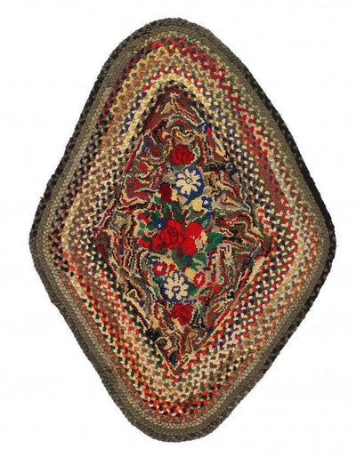 Canvello Modern Braided Rug 3'4'' X 4'11'' - Canvello