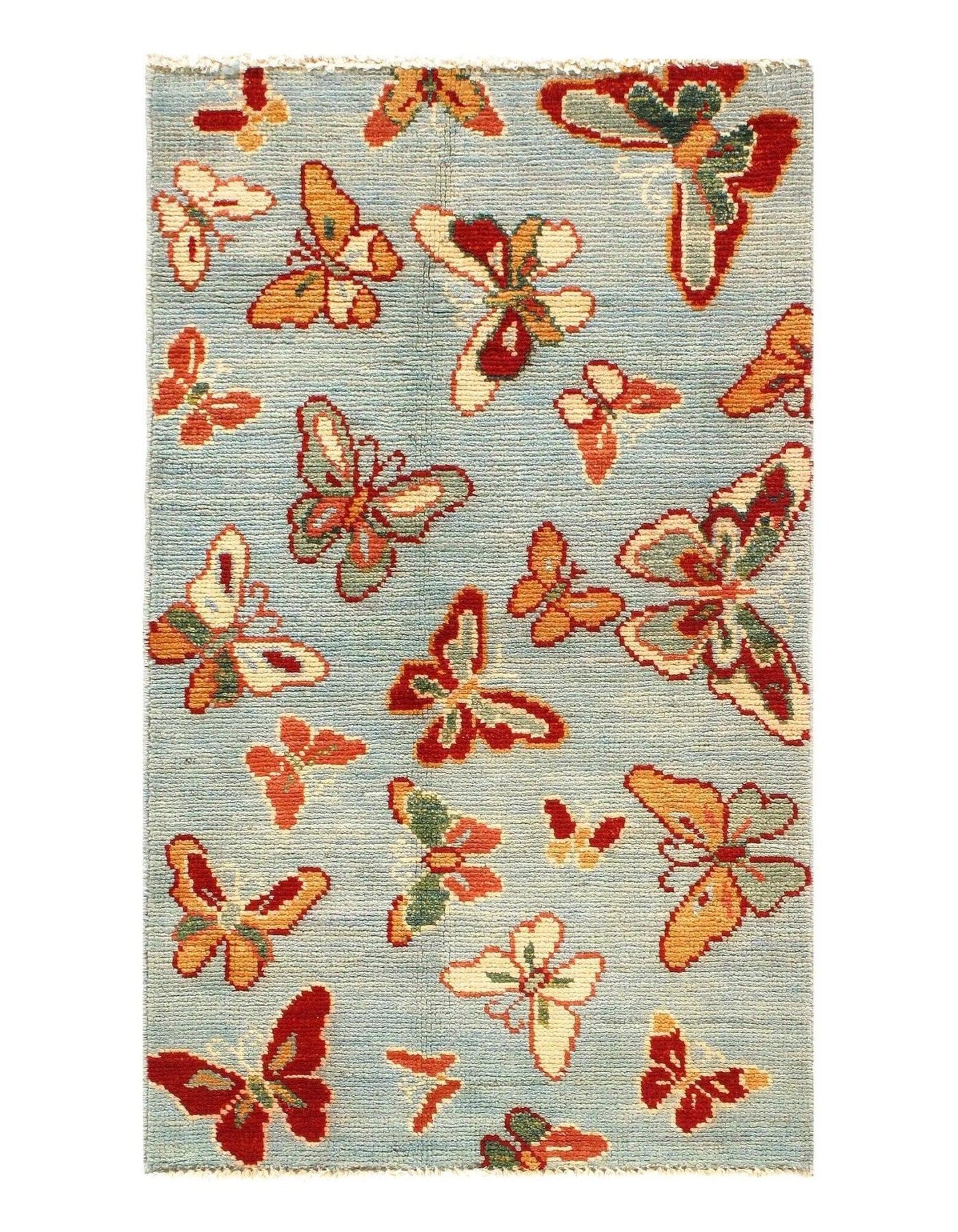 Canvello Modern Butterfly Kaleidoscope Rug - 2'4" X 4' - Canvello