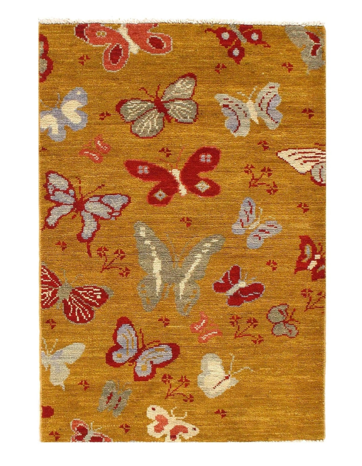 Canvello Modern Butterfly Kaleidoscope Rug - 3' X 4'4" - Canvello