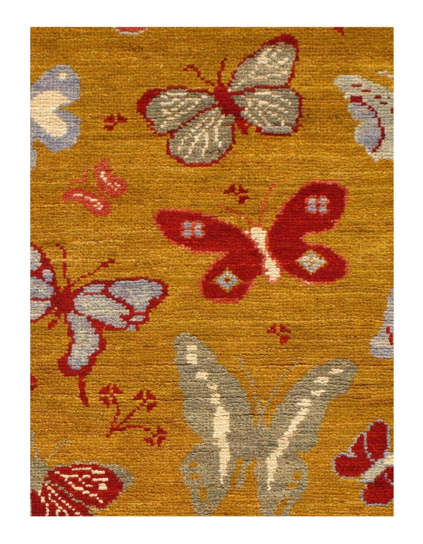 Canvello Modern Butterfly Kaleidoscope Rug - 3' X 4'4" - Canvello