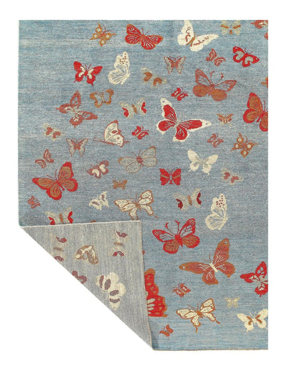 Canvello Modern Butterfly Kaleidoscope Rug - 7'5" X 9'5" - Canvello