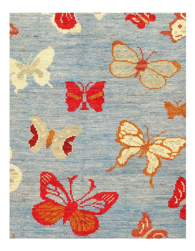 Canvello Modern Butterfly Kaleidoscope Rug - 7'5" X 9'5" - Canvello