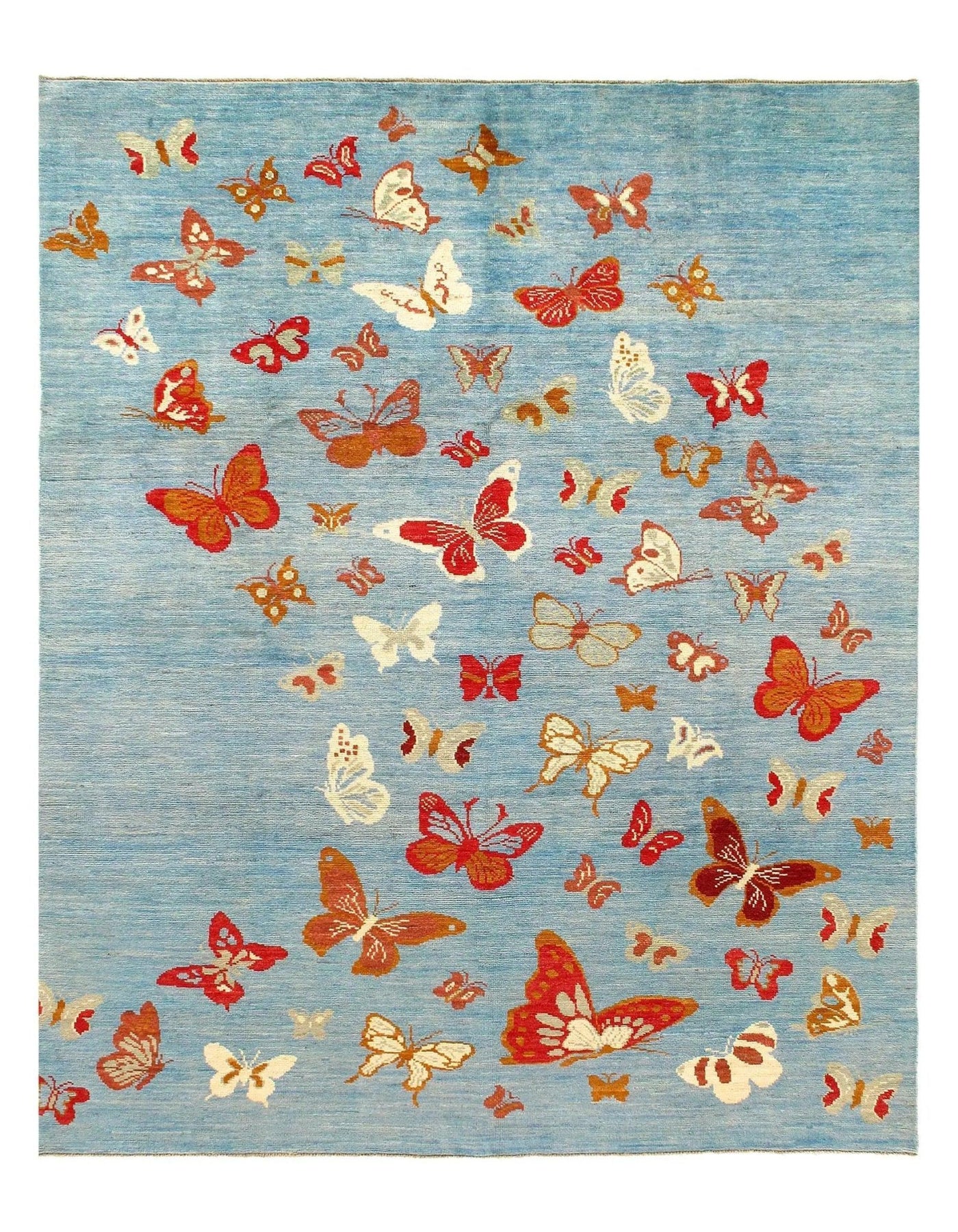 Canvello Modern Butterfly Kaleidoscope Rug - 7'5" X 9'5" - Canvello