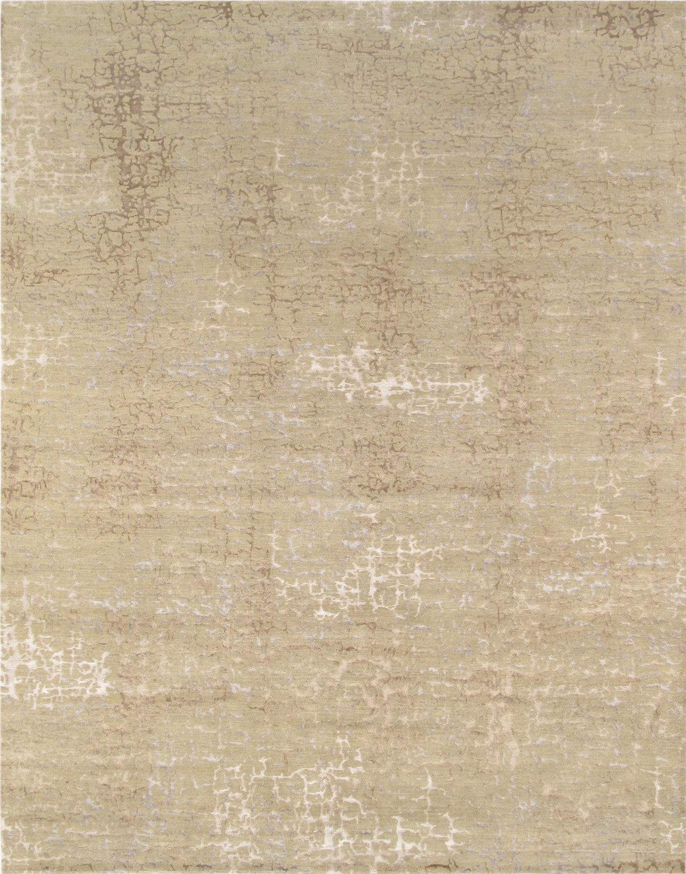 Canvello Modern Collection Hand - Knotted Silk & Wool Area Rug - 2' X 3' - Canvello