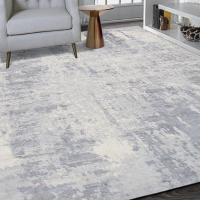 Canvello Modern Collection Hand - Loomed Silk Area Rug - 5' X 8' - Canvello