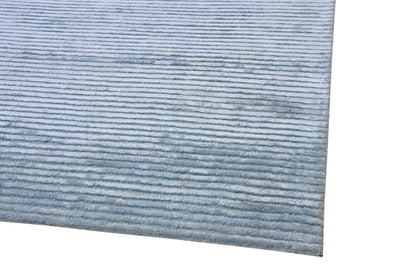 Canvello Modern Collection Hand-Tufted Silk & Wool Area Rug-7'9" x 9'9"