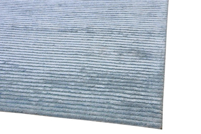 Canvello Modern Collection Hand - Tufted Silk & Wool Area Rug - 10' x 14' - Canvello