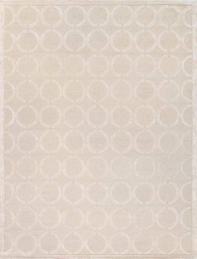 Canvello Modern Collection Hand - Tufted Silk & Wool Area Rug - 4' X 6' - Canvello