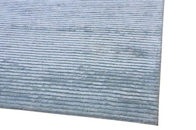 Canvello Modern Collection Hand - Tufted Silk & Wool Area Rug - 7'9" x 9'9" - Canvello