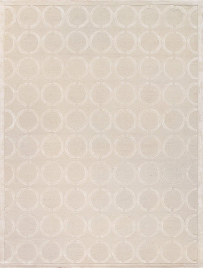 Canvello Modern Collection Hand - Tufted Silk & Wool Area Rug - 9'9" X 13'9" - Canvello