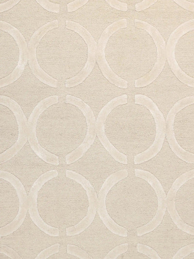 Canvello Modern Collection Hand - Tufted Silk & Wool Area Rug - 9'9" X 13'9" - Canvello