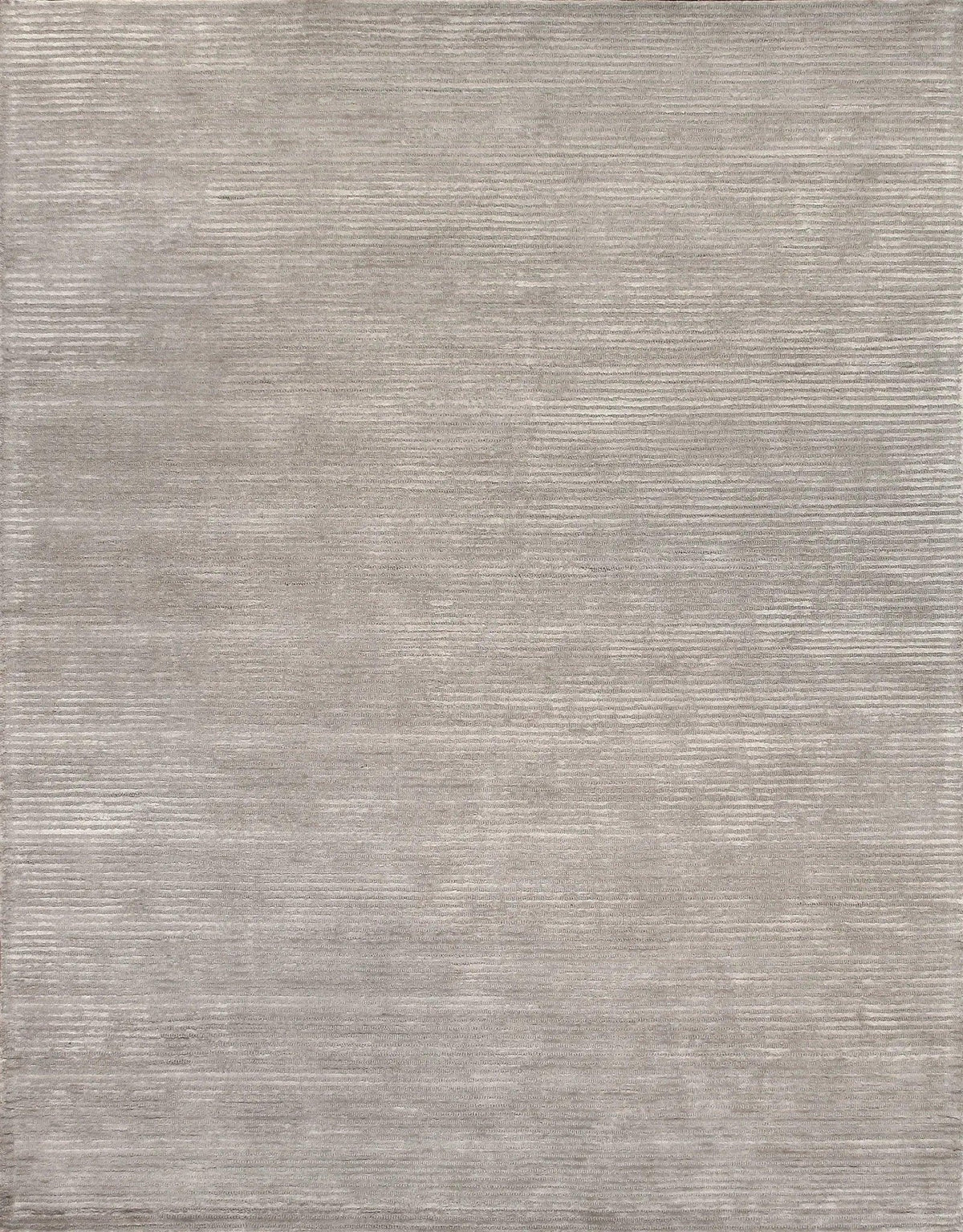 Canvello Modern Collection Hand-Tufted Silk & Wool Area Rug- 9'9" x 13'9"