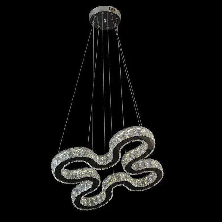 Canvello Modern Crystal Pendant Chandelier Light
