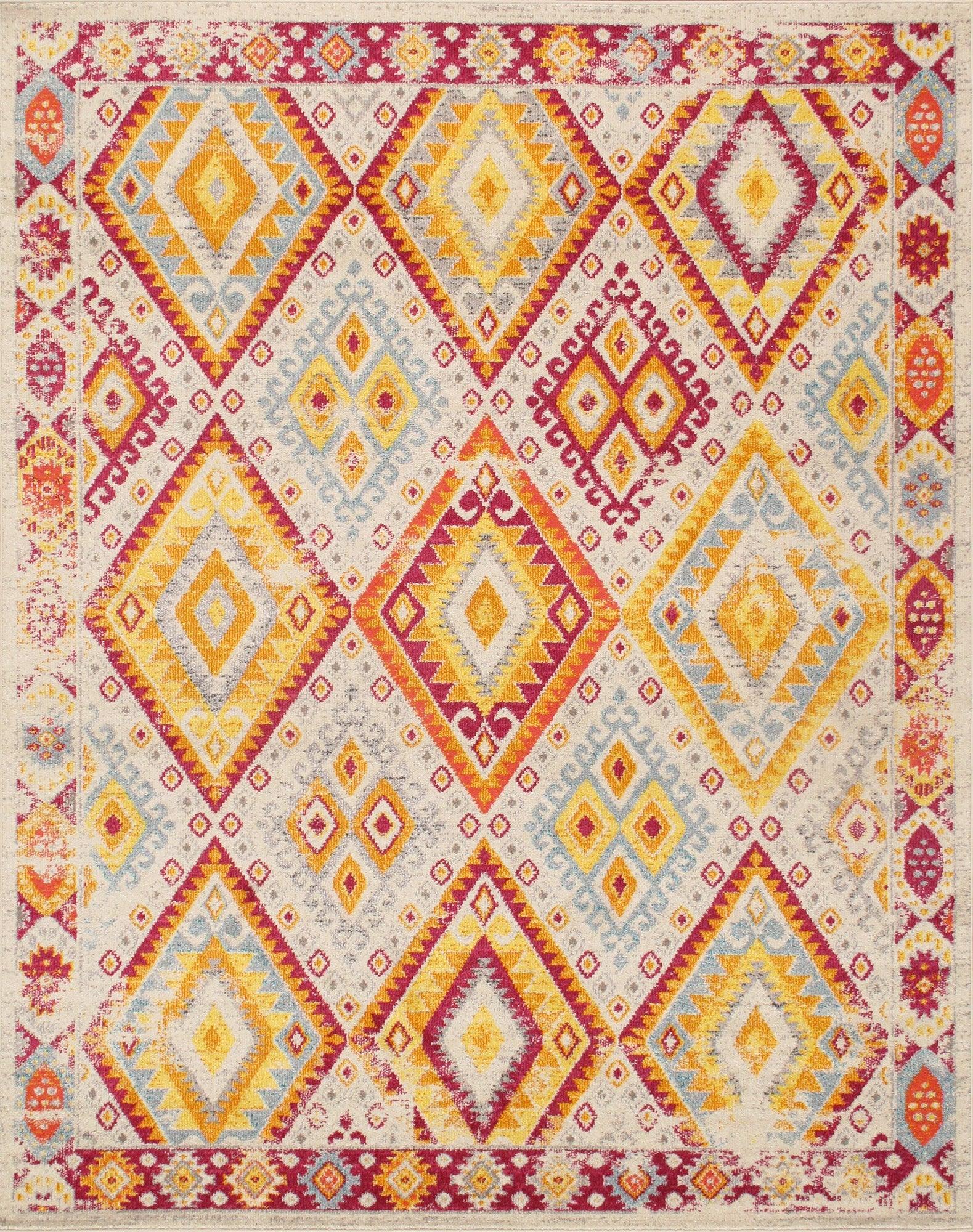Canvello Modern Design Power Loom Area Rug- 10' X 14' - Canvello