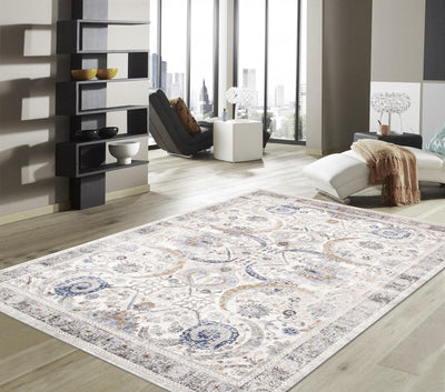 Canvello Modern Design Power Loom Area Rug - 10' X 14' - Canvello