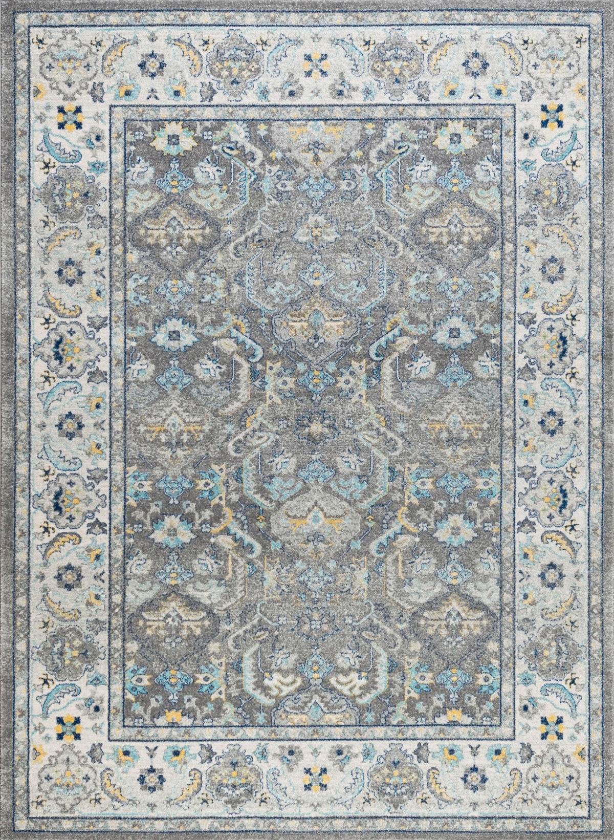 Canvello Modern Design Power Loom Area Rug- 10' X 14'