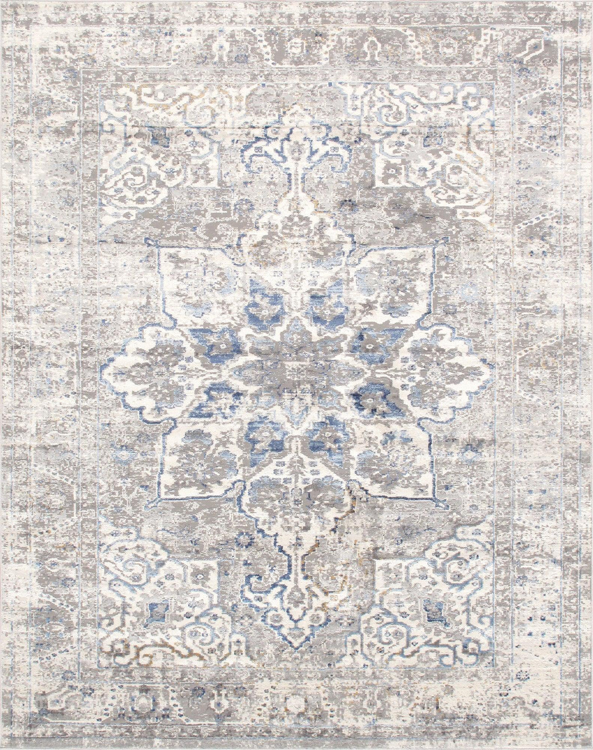 Canvello Modern Design Power Loom Area Rug - 2' X 3'