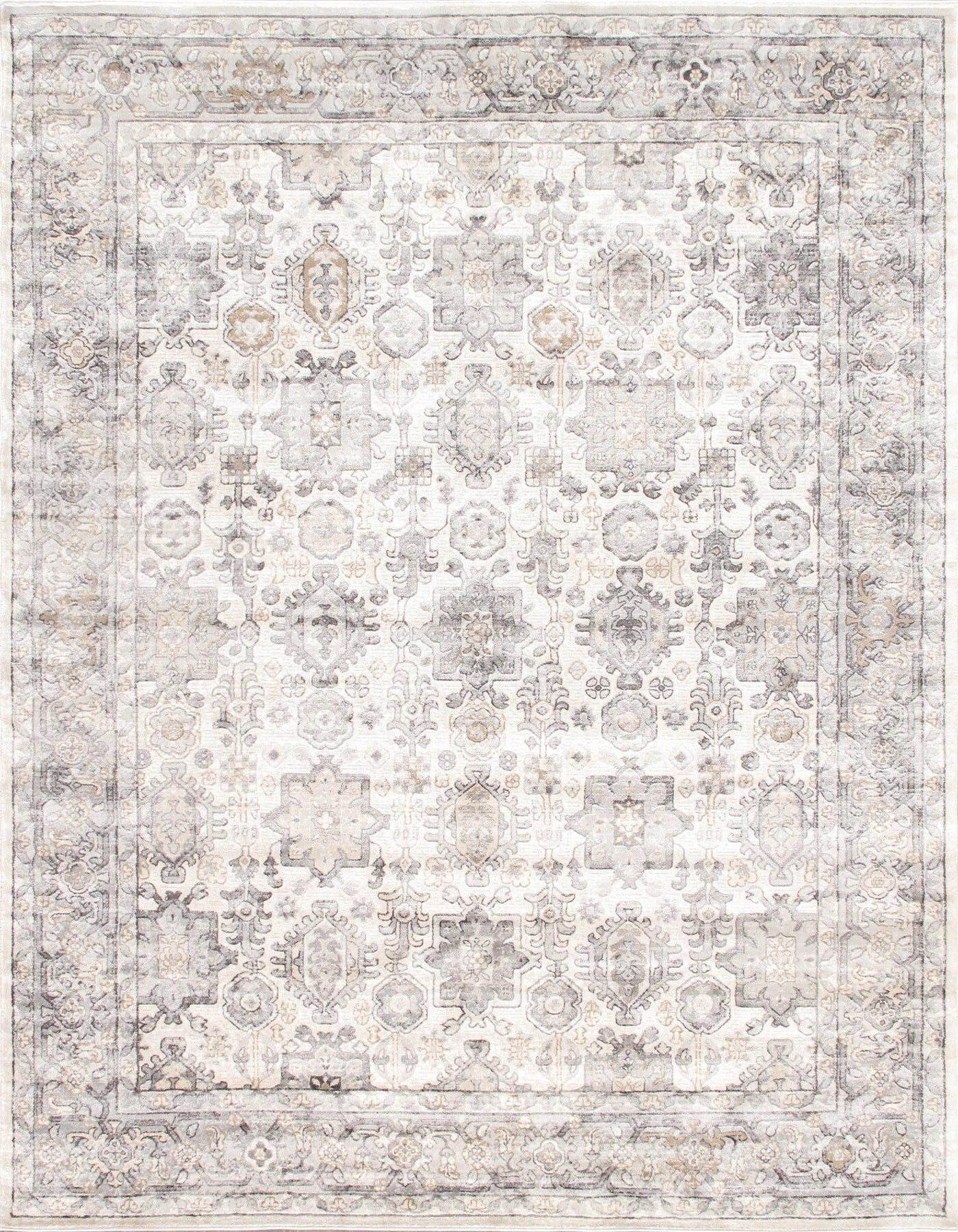 Canvello Modern Design Power Loom Area Rug - 2' X 3' - Canvello